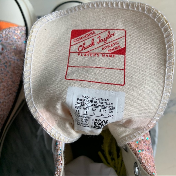 CONVERSE x JW ANDERSON | NWT Glitter Gutter 2 - Picture 13 of 15